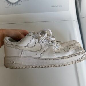 Nike White Low-Top Leather Sneakers